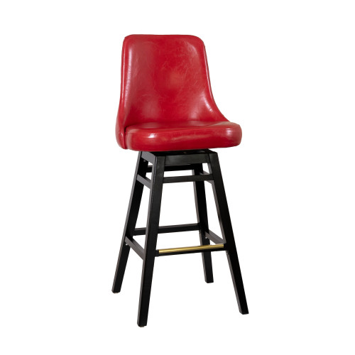 Metal Contoured Back Bar Stool · CMBS-9WCB5X