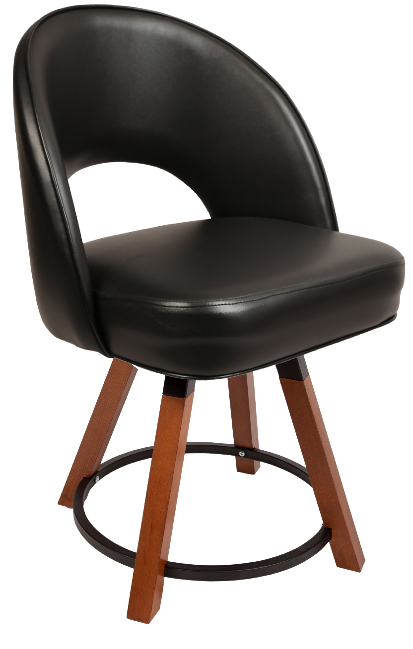 Wood Contoured Back Chair and Stool Seating · CMCH-SK69J8