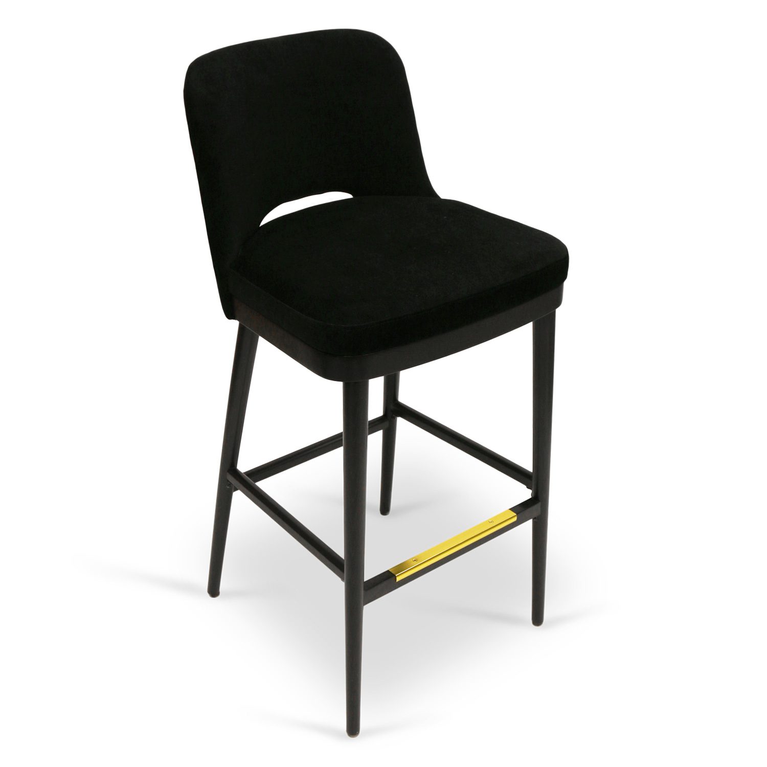 Wood Padded Back Bar Stool · CMBS-58YYF7