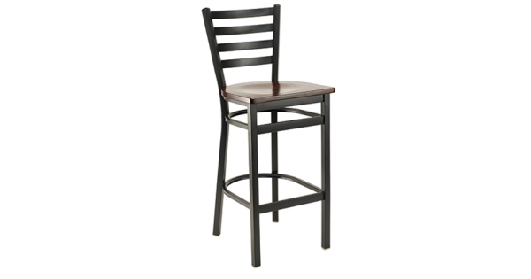 18-Gauge Steel Horizontal-Rail Back Bar Stool · CMBS-8ASLSF