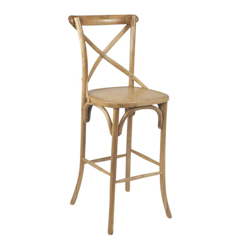 Upholstery Cross-Braced Back Bar Stool · CMBS-N2GMKA